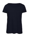 Dames T-shirt Triblend B&C TW056 Navy
